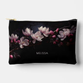 3D Magnolia Black Background Etui (Voorkant)