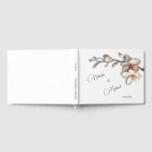 3D Magnolia Bloem | Trouwen Gastenboek (Volledig)