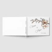 3D Magnolia Bloem | Trouwen Gastenboek (Volledig)