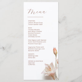 3D Magnolia Flowers Menu