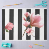 3D Magnolia Pink Flower Decoupage Tissue Paper Tissuepapier (Craft)