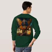 3D Majestic Afrikaanse Interpretatie T-shirt (Achterkant volledig)