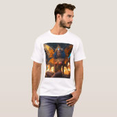 3D Majestic Afrikaanse Interpretatie Verbluffende  T-shirt (Voorkant volledig)