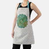 3D Mandala Meditatie Yoga kleurrijke achtergrond Schort (Insitu)