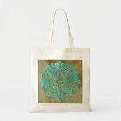 3D Mandala Meditatie Yoga kleurrijke achtergrond Tote Bag (Voorkant)