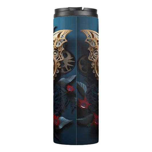 3D mechanische vlinder Thermosbeker (Achterkant)