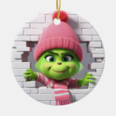 3D Meisje Elf Keramisch Ornament (Voorkant)