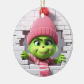 3D Meisje Elf Keramisch Ornament (Links)