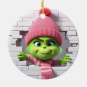 3D Meisje Elf Keramisch Ornament (Achterkant)