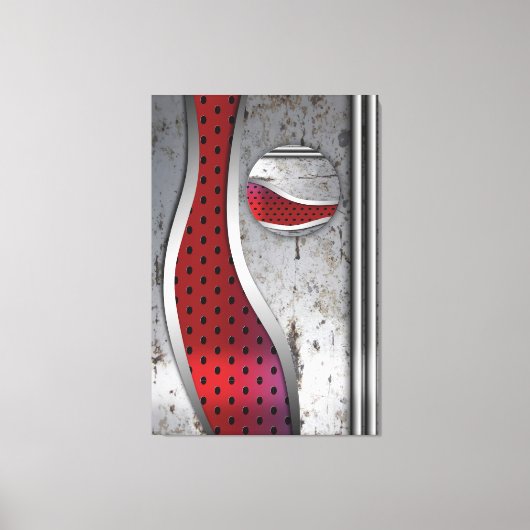 3D Metaal getextureerde Art Canvas Afdruk (Voorkant)