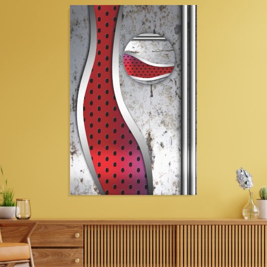 3D Metaal getextureerde Art Canvas Afdruk (Insitu (Woonkamer))