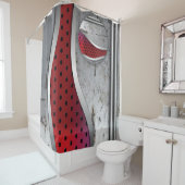 3D Metaal getextureerde Art Douchegordijn (In situ)