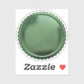 3D Metaal Groene Stempel Folie Ster-explosie Onder Sticker (Vel)