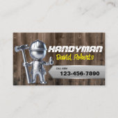 3D Metaal Handyman Onderhoud Reparatie Service Hou Visitekaartje (Voorkant)