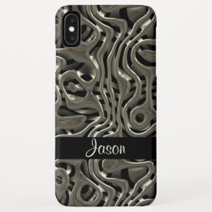 3D metaal ontwerp met eigen naam Case-Mate iPhone Case