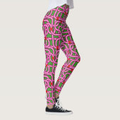 3D Metallic geweven buizen Leggings (Rechts)