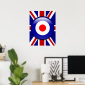 3D-mod-doel op unionjack print (Thuiskantoor)