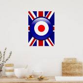 3D-mod-doel op unionjack print (Keuken)