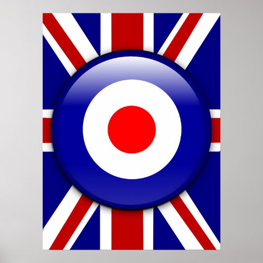 3D-mod-doel op unionjack print (Voorkant)