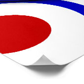 3d Mod Target on sixties  poster print (Hoek)