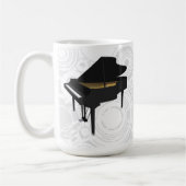 3D-model: Black Grand Piano: KoffieMok (Links)