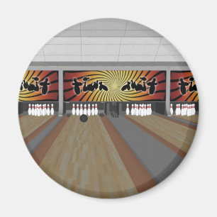 3D-model: Bowling Alley: Magneet