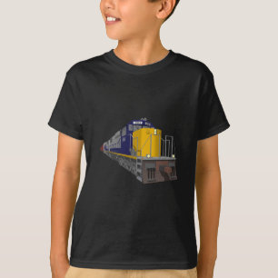 3D-model: Goederentrein: Spoorweg: T-shirt