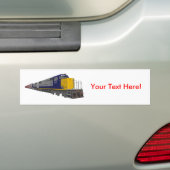 3D-model: Goederentreinen: Spoorweg: Bumpersticker (Op auto)