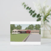 3D-model: Ranch Style House: Briefkaart (Staand voorkant)