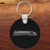 3D-model: treinmotor: spoorweg: Sleutelhanger (Voorkant)