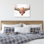 3d model van het voortplantingssysteem van het vro canvas afdruk (Insitu (Slaapkamer))
