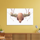 3d model van het voortplantingssysteem van het vro canvas afdruk (Insitu (Woonkamer))