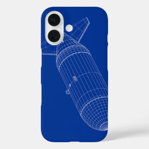 3D-model van nucleaire gravitatiebom iPhone 16 Hoesje