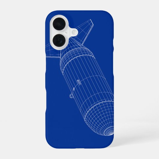 3D-model van nucleaire gravitybom iPhone 16 Hoesje (Achterkant)