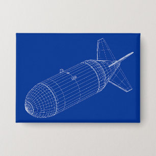 3D-model van nucleaire zwaartekrachtbom Button