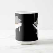 3D-model: White Grand Piano: Koffiemok (Center)