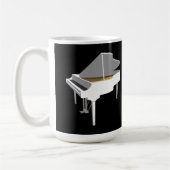 3D-model: White Grand Piano: Koffiemok (Links)