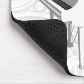 3D-model: White Grand Piano: Mousepad Muismat (Hoek)