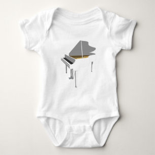 3D-model: White Grand Piano: Romper