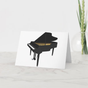 3D Model: Zwarte Grote Piano: Kaart