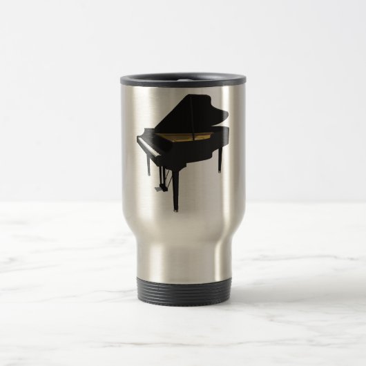 3D Model: Zwarte Grote Piano: Reismok Reisbeker (Center)