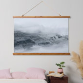 3D Moderne Abstracte Impasto Zwart Witte Decoratie Hangend Wandkleed (Slaapkamer)