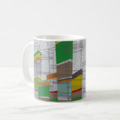 3D Mok van de Bouwstenen van de Kunst van de (Voorkant links)