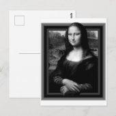 3D MONA LISA BRIEFKAART (Voorkant / Achterkant)
