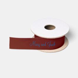 3d Monogram Earth-tone Bloed Rood Satijnen Lint