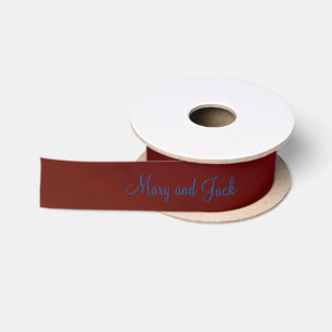 3d Monogram Earth-tone Bloed Rood Satijnen Lint