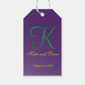 3d Monogram Paars Fab Fun Cadeaulabel (Achterkant)