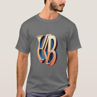 3D Monogram T-shirt - Klassiek en Stijlvol Design