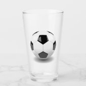 3D mooi voetbal Glas (Voorkant)