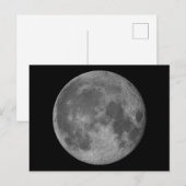 3D mooie maan Briefkaart (Voorkant / Achterkant)